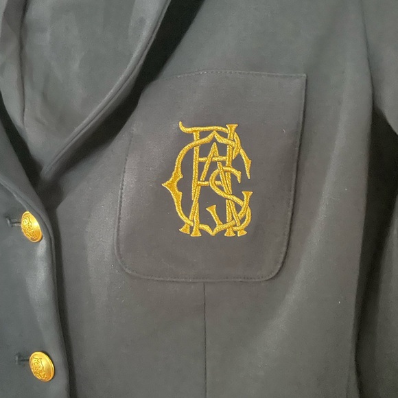 ⚓️ ICONIC Chaps Navy Crested Schoolboy Blazer ⚓️ - Picture 4 of 4